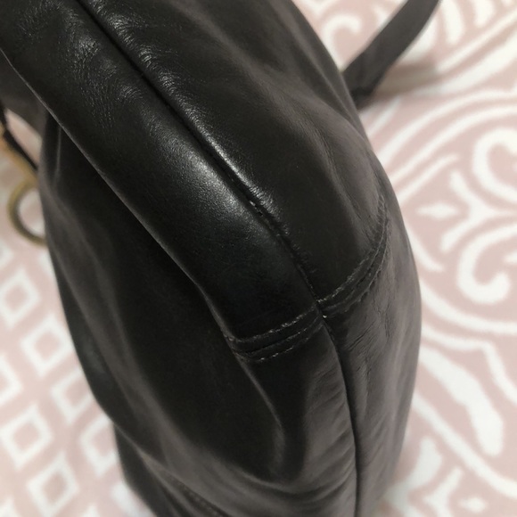 Coach Hampton Pleated Black Leather Hobo Bag - Picture 3 of 15